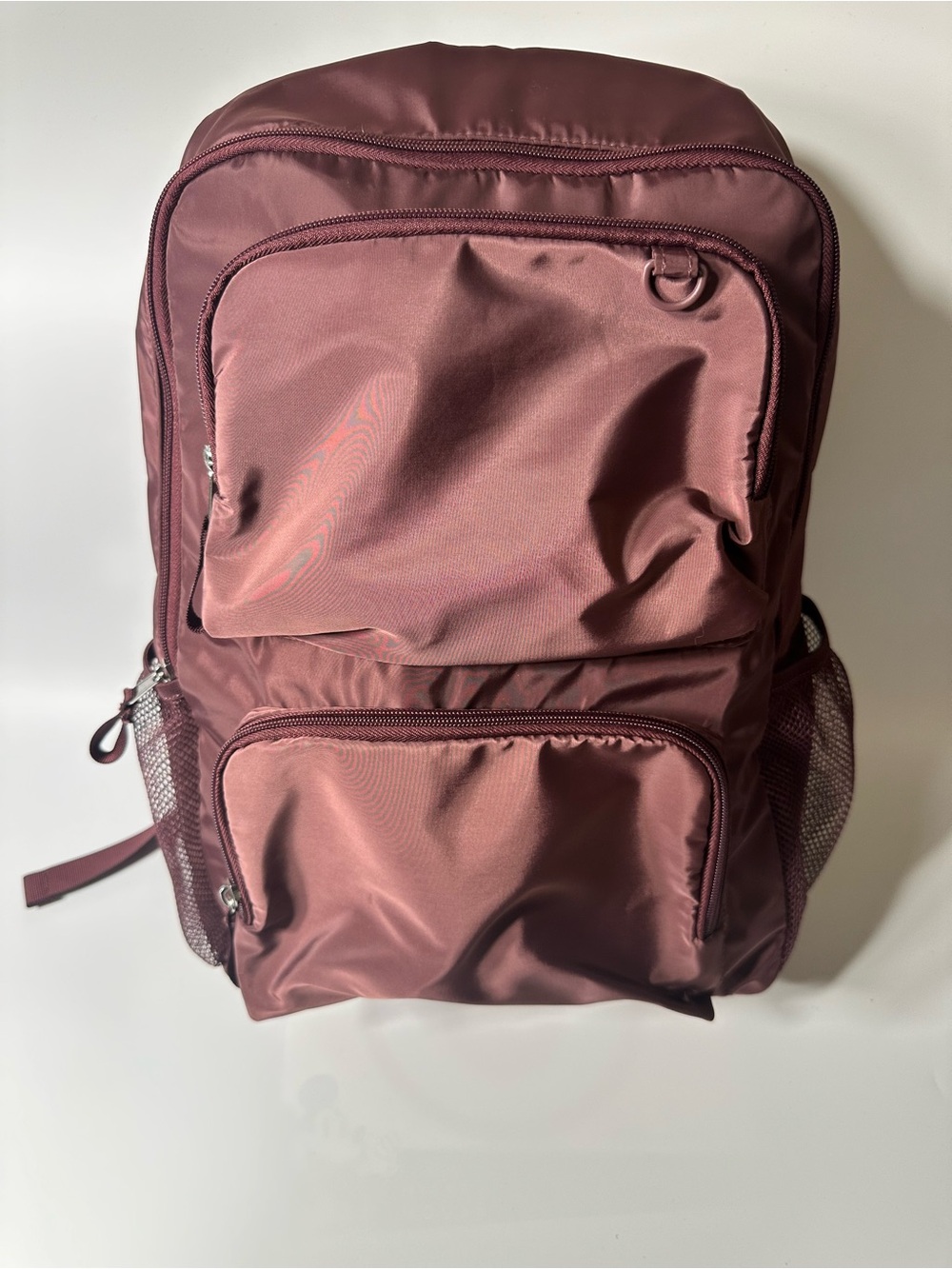 All in Motion Maroon Nylon Backpack